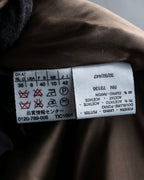 "Max Mara" Alpaca mix brown stand collar long coat