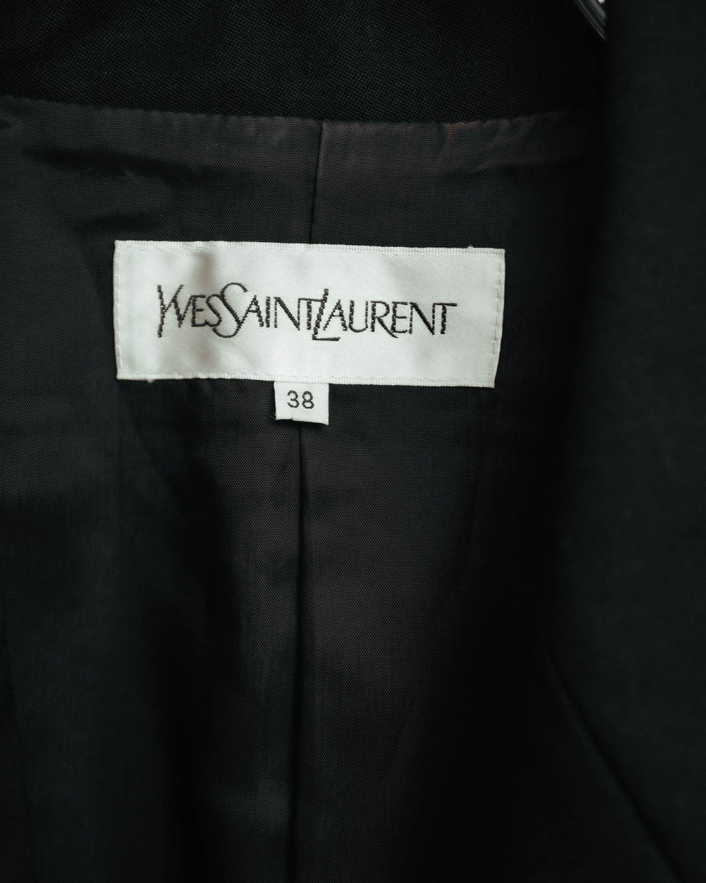 –SPECIAL– “Yves Saint Laurent” 90’s-00’s Velvet tuxedo tailored jacket