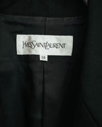 –SPECIAL– “Yves Saint Laurent” 90’s-00’s Velvet tuxedo tailored jacket