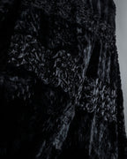 -SPECIAL- "FENDI" 90s Karl Lagerfeld-era lattice fur cape