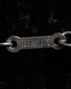 "Tiffany&amp;Co" Elsa Peretti double teardrop motif pendant