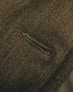–SPECIAL– "Hermès" 70's-80's Equestrian wool tailored jacket