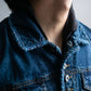 “D&G” Tweed attached bijou button denim jacket