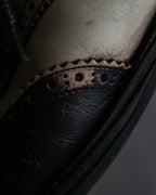 "ISSEY MIYAKE" Fade color wingtip leather shoes