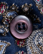 "Christian Dior" 100% silk paisley pajama set