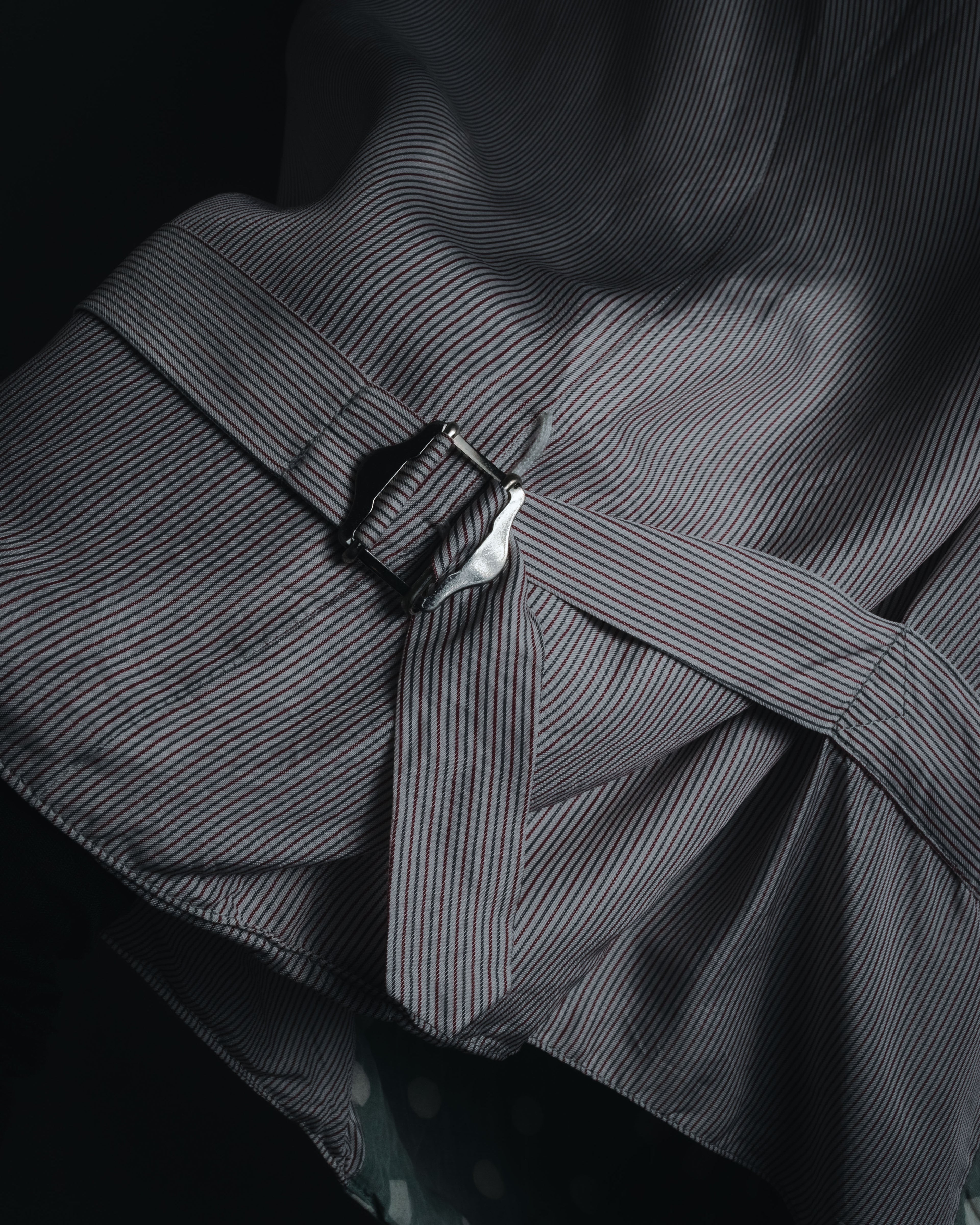 "COMME des GARÇONS HOMME"
Early 90s polka-dot rayon tailored vest