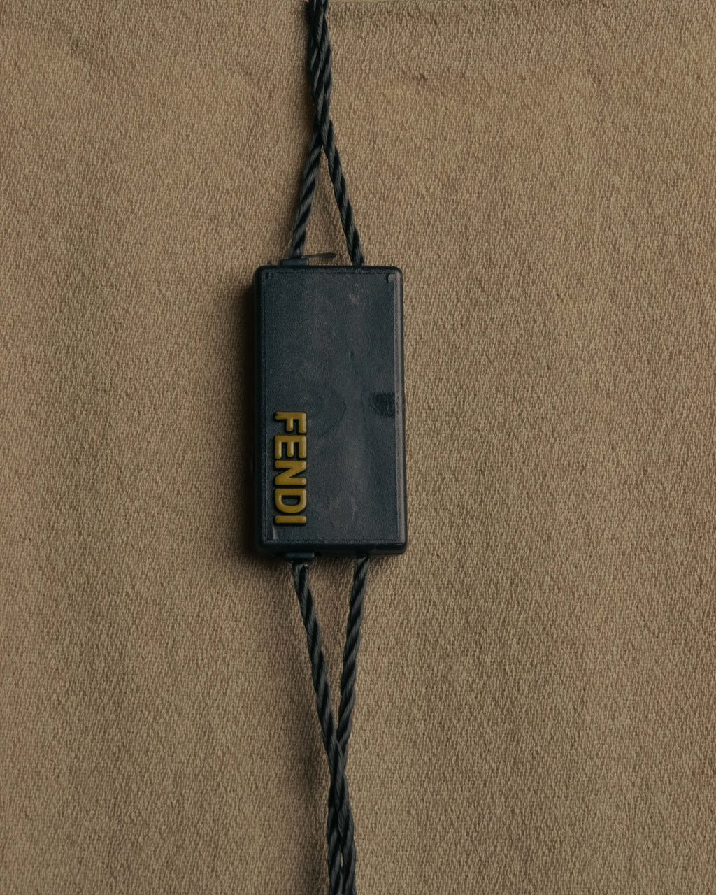 "FENDI" 00's-10's Draped wool blend dress