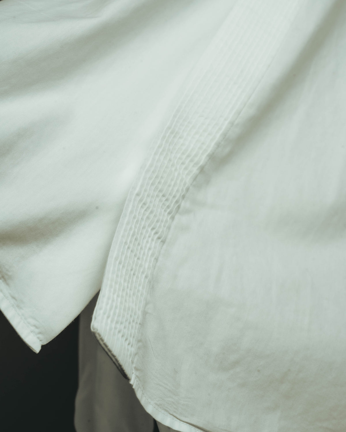 "Dior" 00's Pleated-front dress shirt