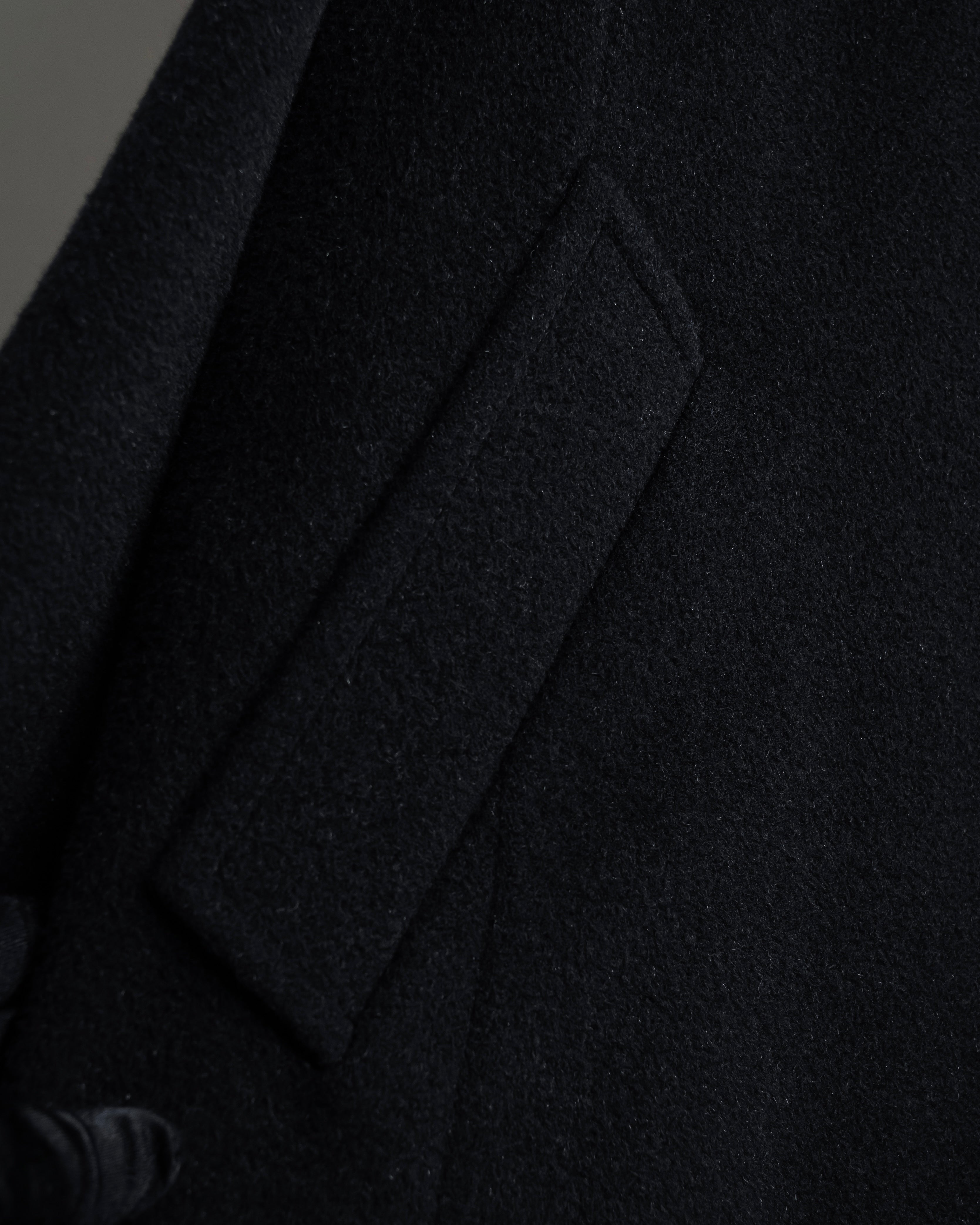 "Max Mara" Silver tag straight line shaped chester coat