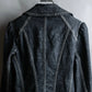 "Vivienne Westwood RED LABEL" Asymmetrical button design mid length denim coat