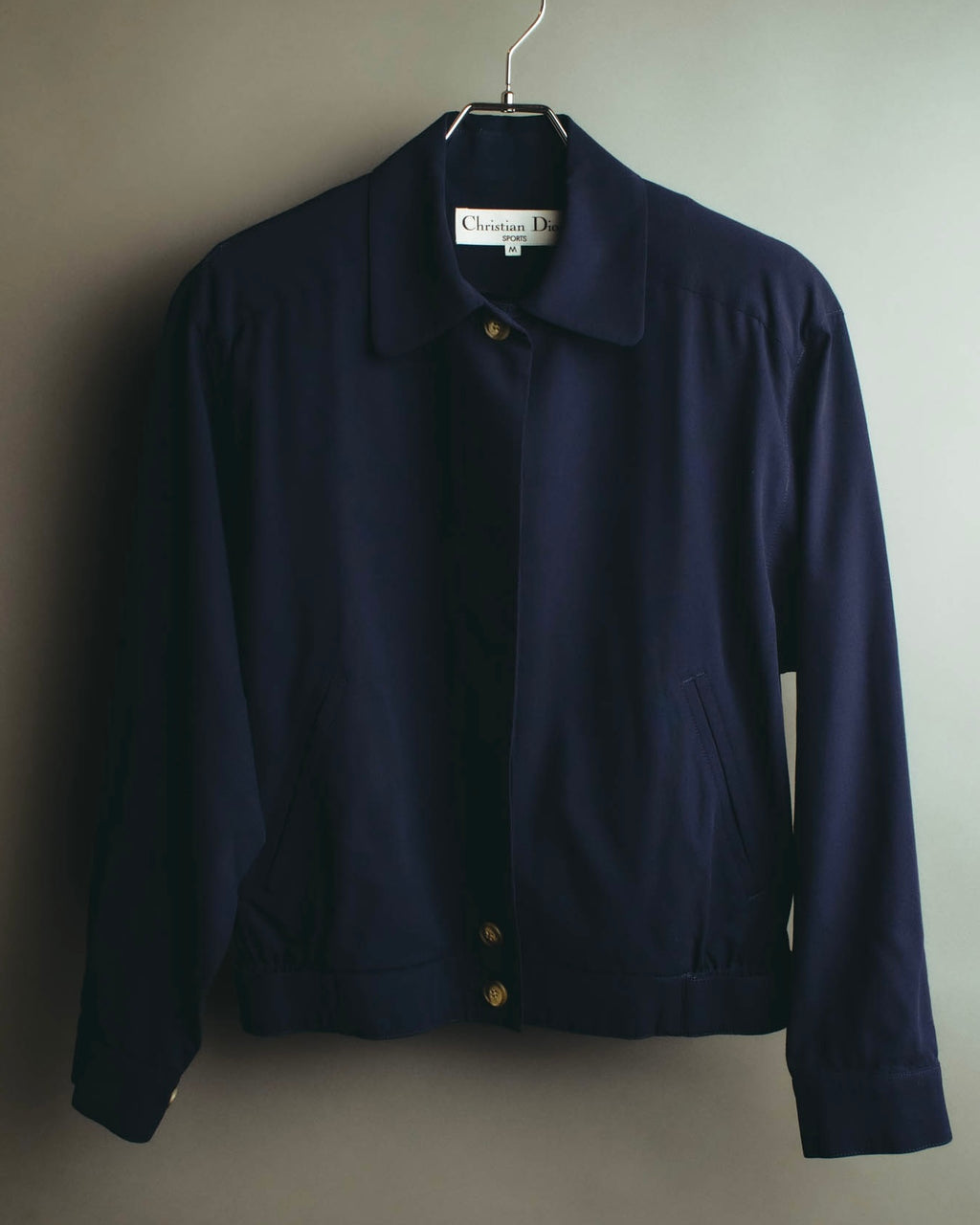 “Christian Dior” 80’s-90’s cropped cotton sports jacket