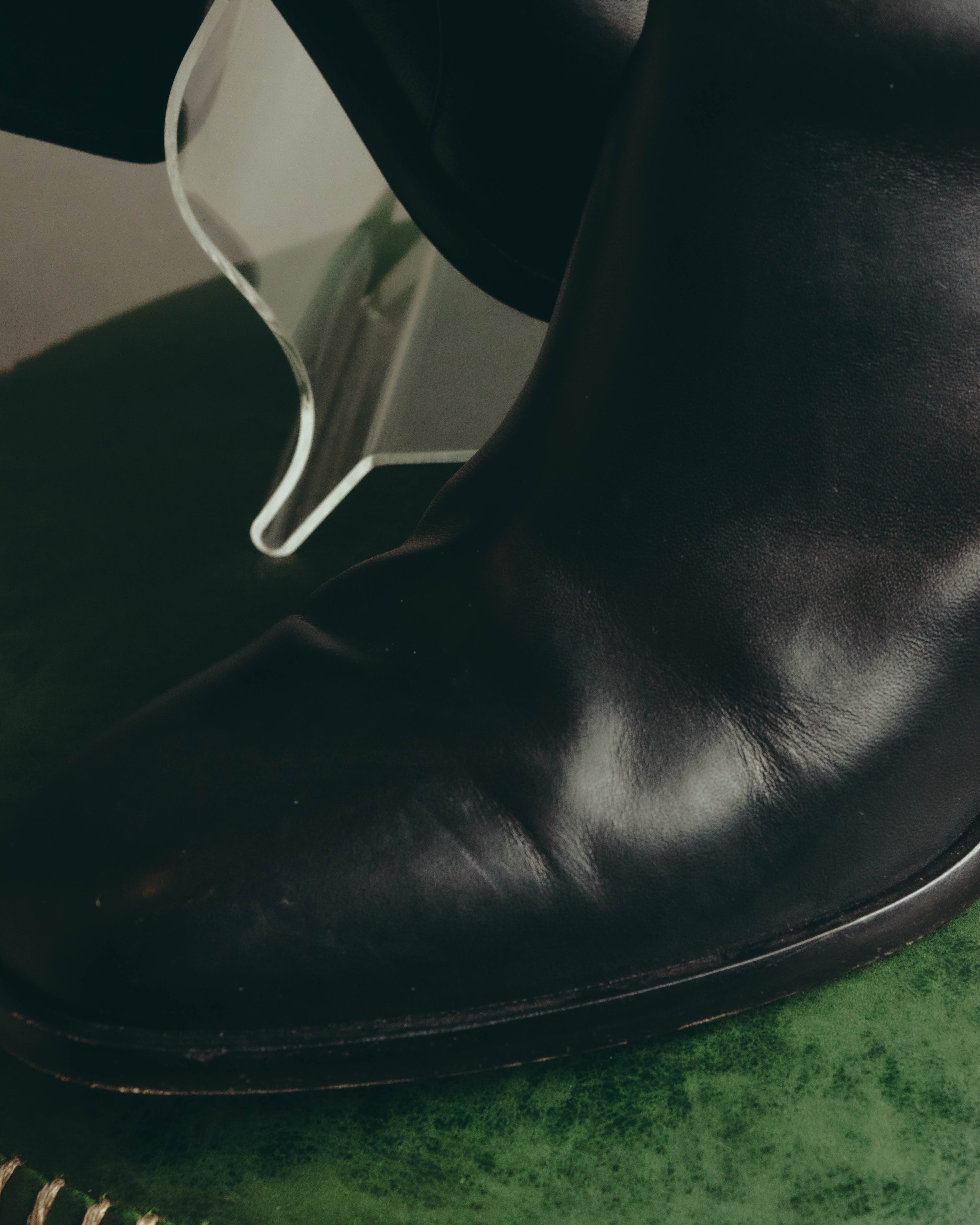 -SPECIAL- “BALENCIAGA” 2014-16’s Metal bar leather ankle boots