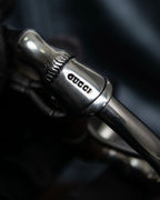 "GUCCI" Horse's foot motif antique style ring belt