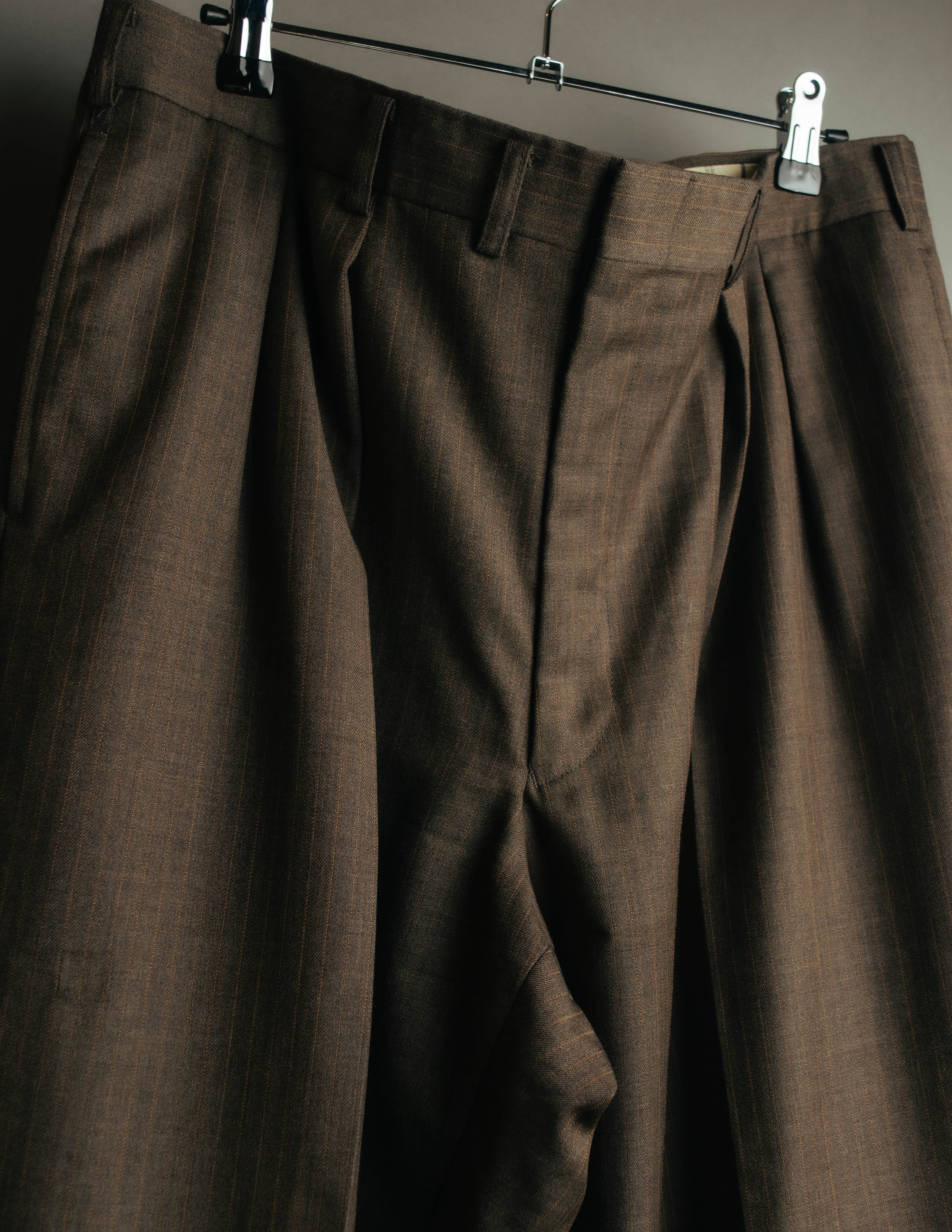 "BURBERRY LONDON" 00's-10's Classic striped double-breasted wool suit