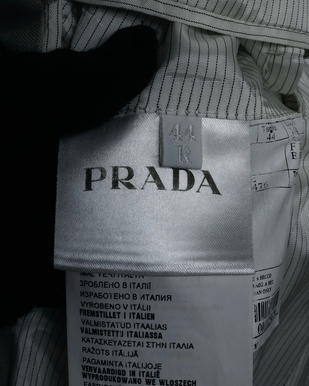 “PRADA” 10’s Linen tailored suit set