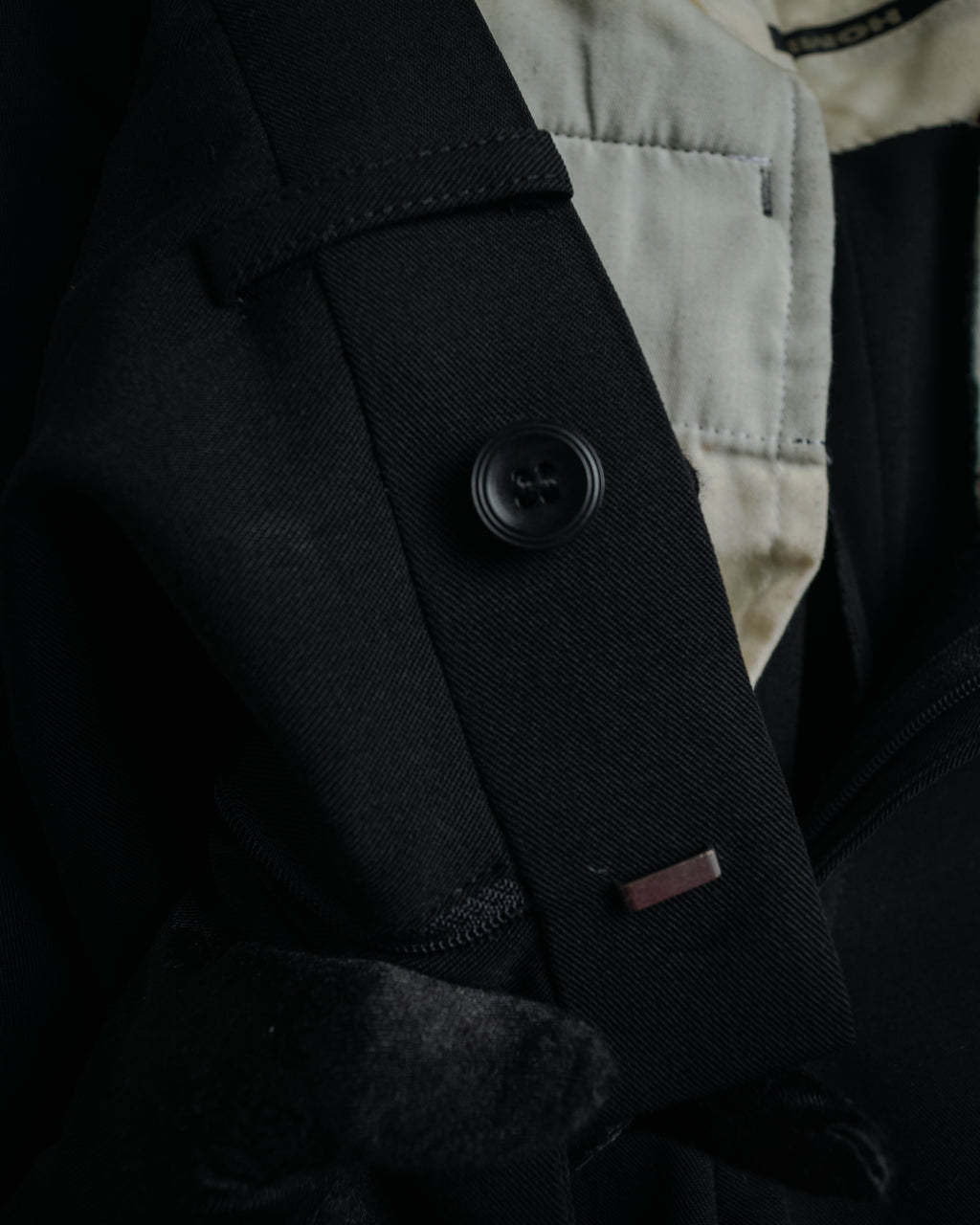 “GAULTIER objet HOMME” 90’s Two tuck wide trousers