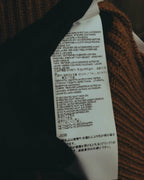 "Maison Margiela" 2021AW Textured ribbed crewneck sweater