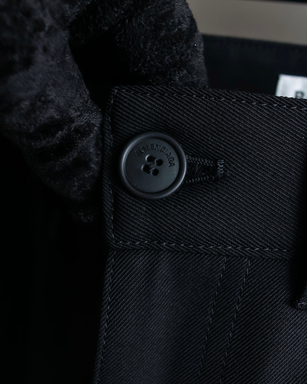 "BALENCIAGA" Beautiful draped full-length slacks