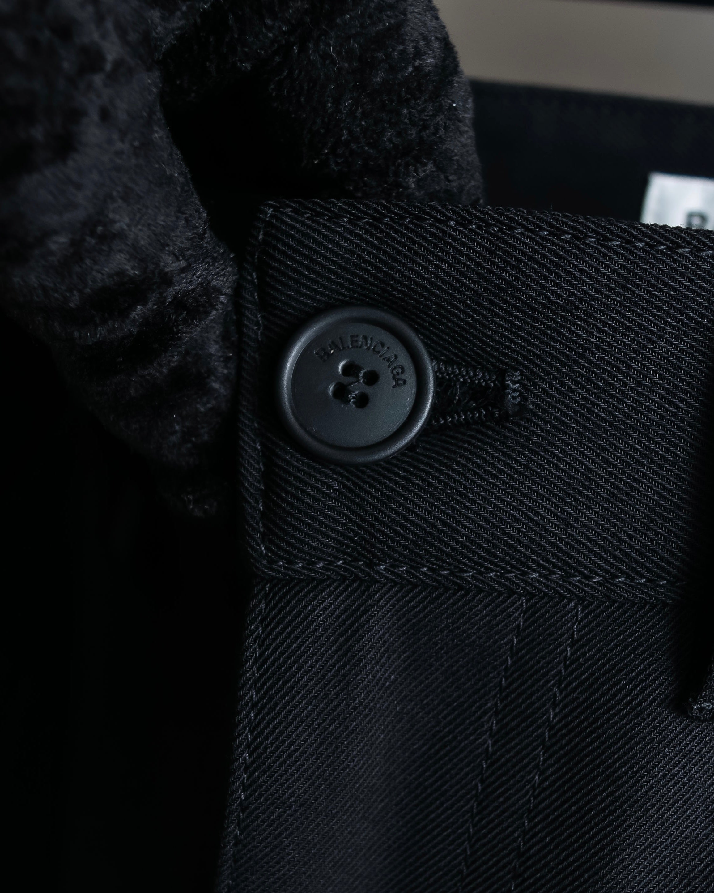 "BALENCIAGA" Beautiful draped full-length slacks