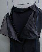"BALENCIAGA" Piping material switching camisole