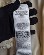 "GUCCI" Michele period frill lace silk bowtie shirt