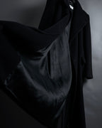 "Max Mara" 90's Asymmetrical front long chester coat