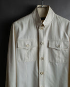 "GUCCI" Flap pocket design band collar shirt jacket