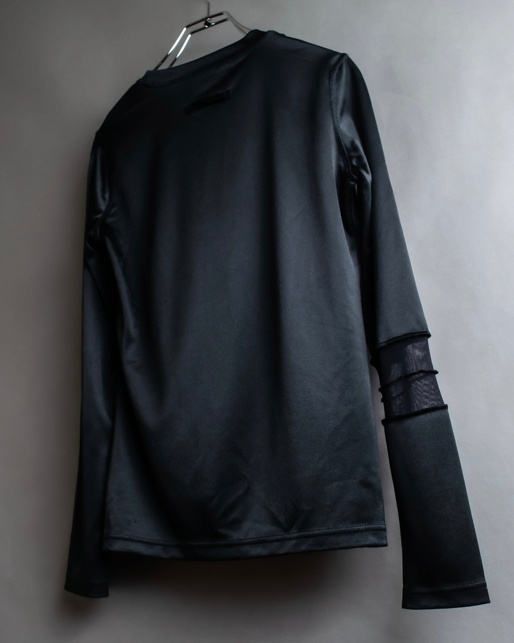 "JEAN PAUL GAULTIER FEMME" Sheer mixed material design pullover