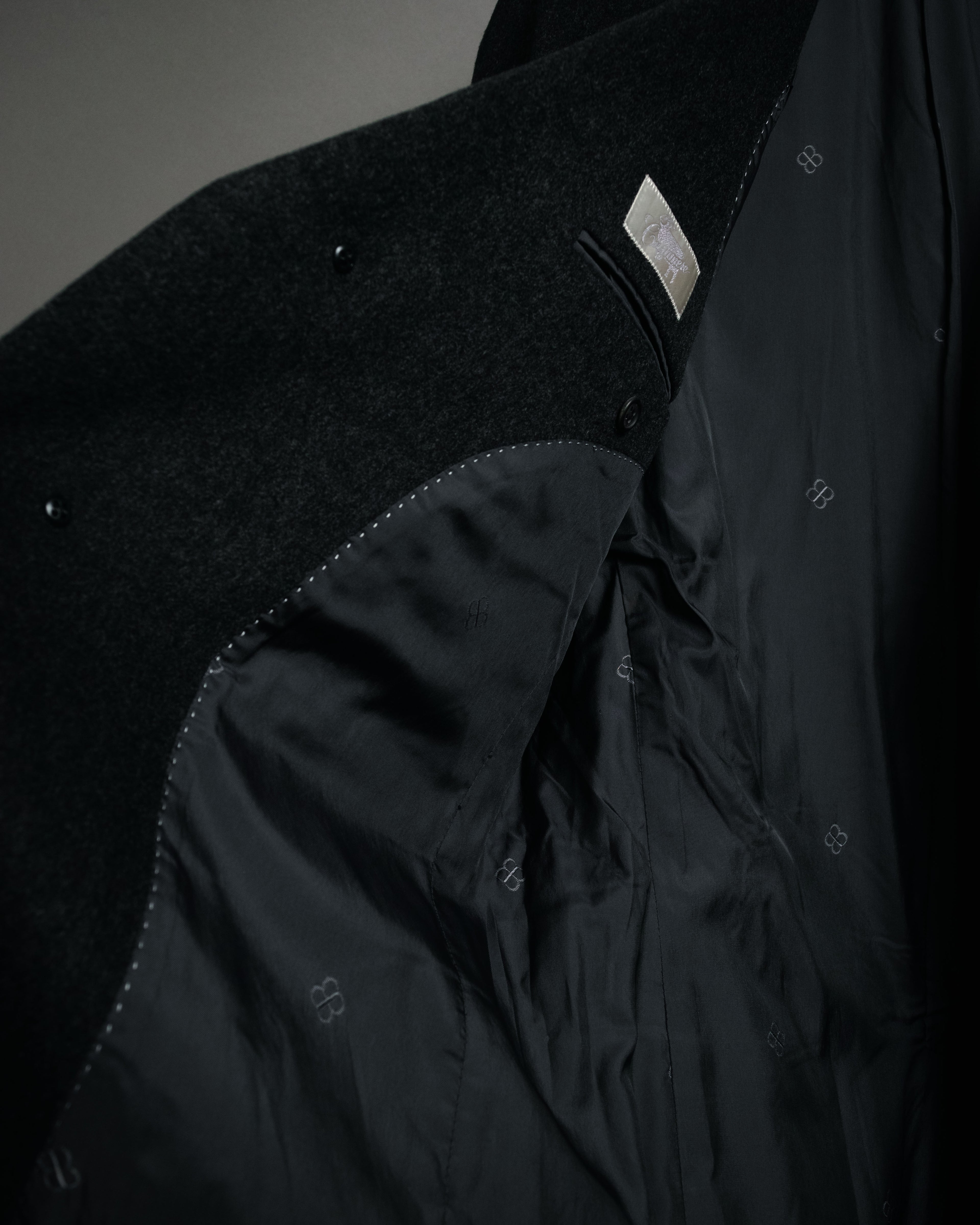“BALENCIAGA PARIS” 90’s Cashmere blend chesterfield coat