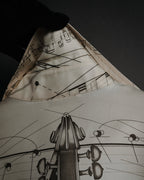 –SPECIAL– "HERMES" 90’s La musique des sphères silk twill printed shirt