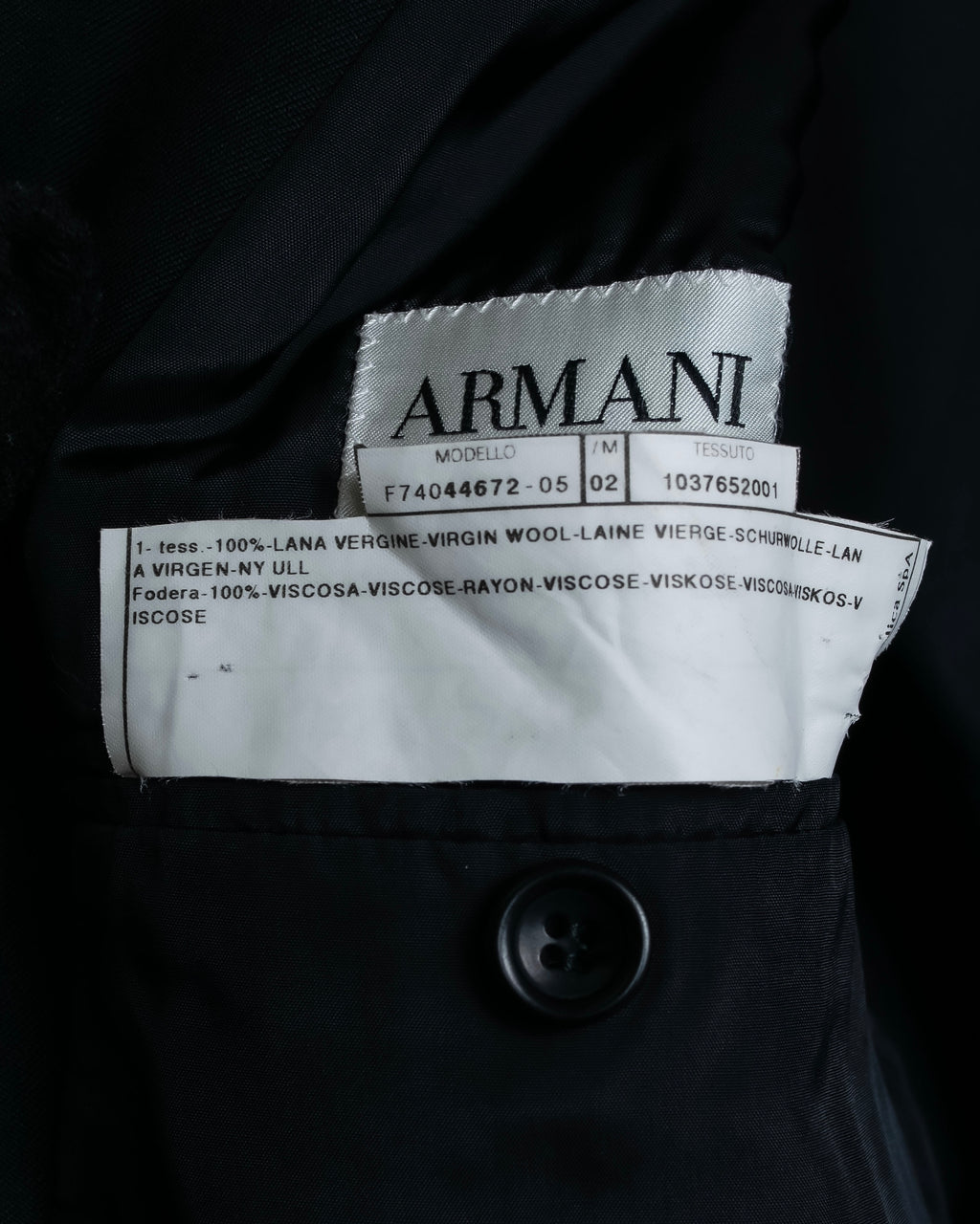"ARMANI COLLEZIONI" Classic structured wool set up