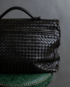 "BOTTEGA VENETA" Intrecciato design briefcase bag
