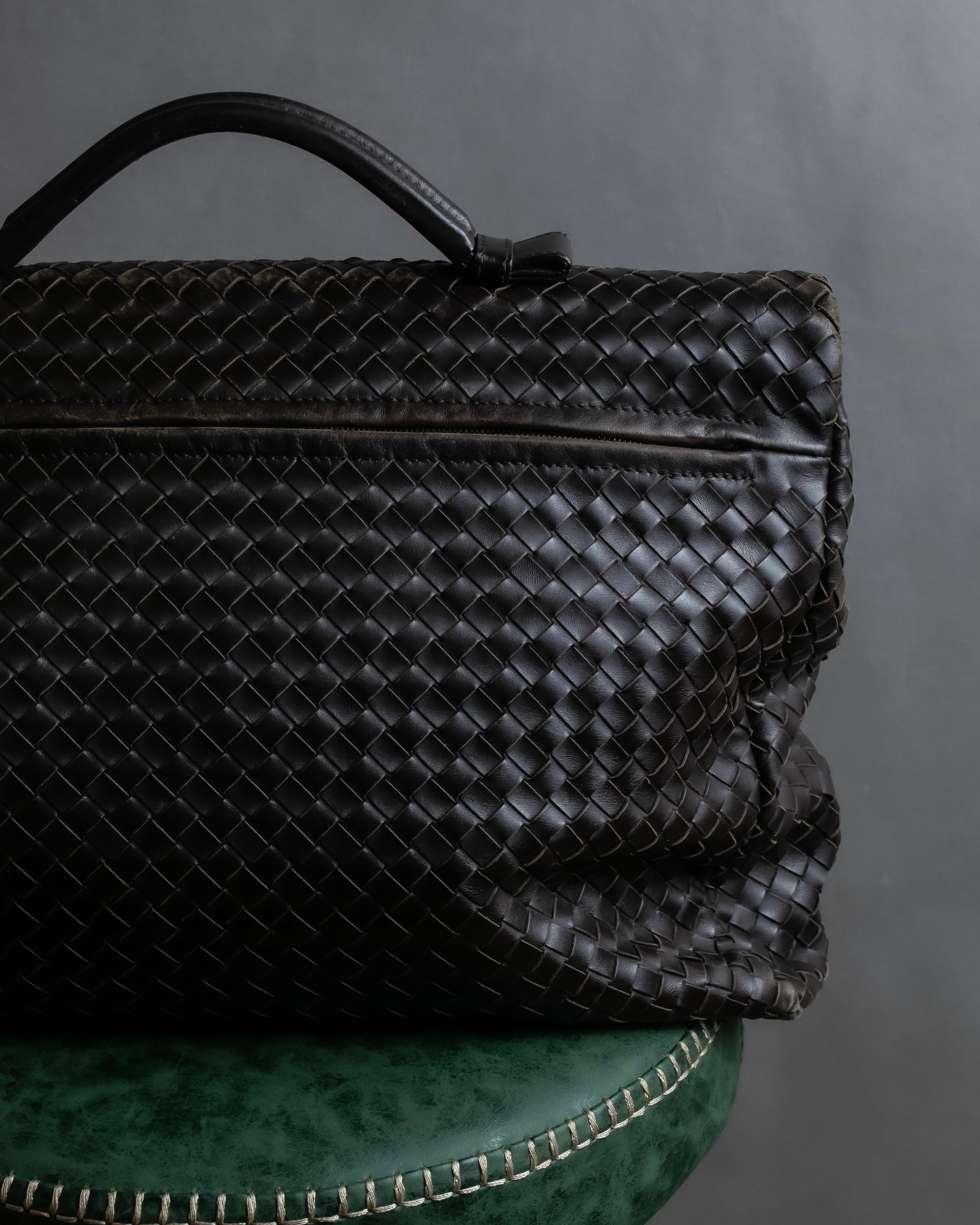 "BOTTEGA VENETA" Intrecciato design briefcase bag