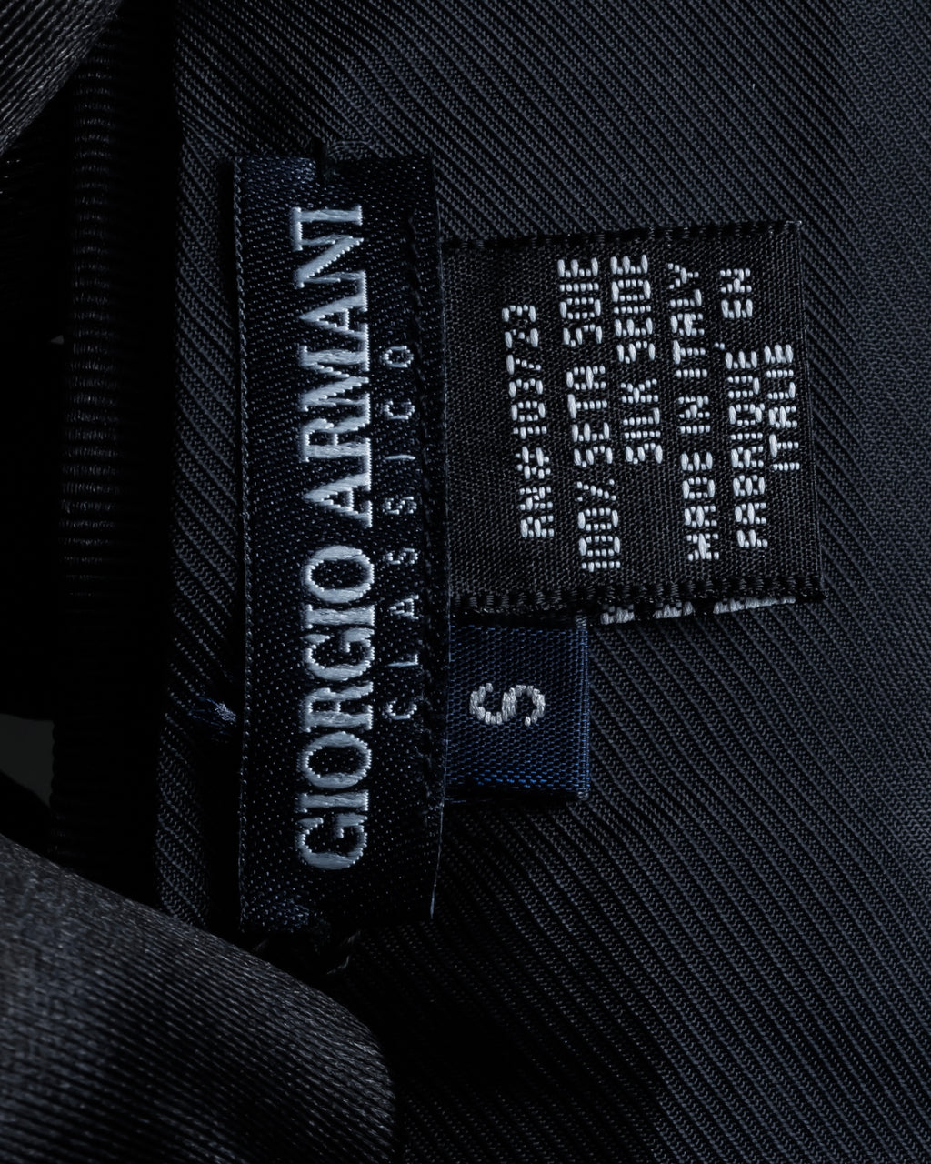 "GIORGIO ARMANI" Belt included bow tie dress shirt