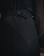 -SPECIAL- “Y’s” 2016 Asymmetric wool gabardine long skirt