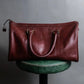 "Cartier" 2C logo engraved bordeaux color boston bag