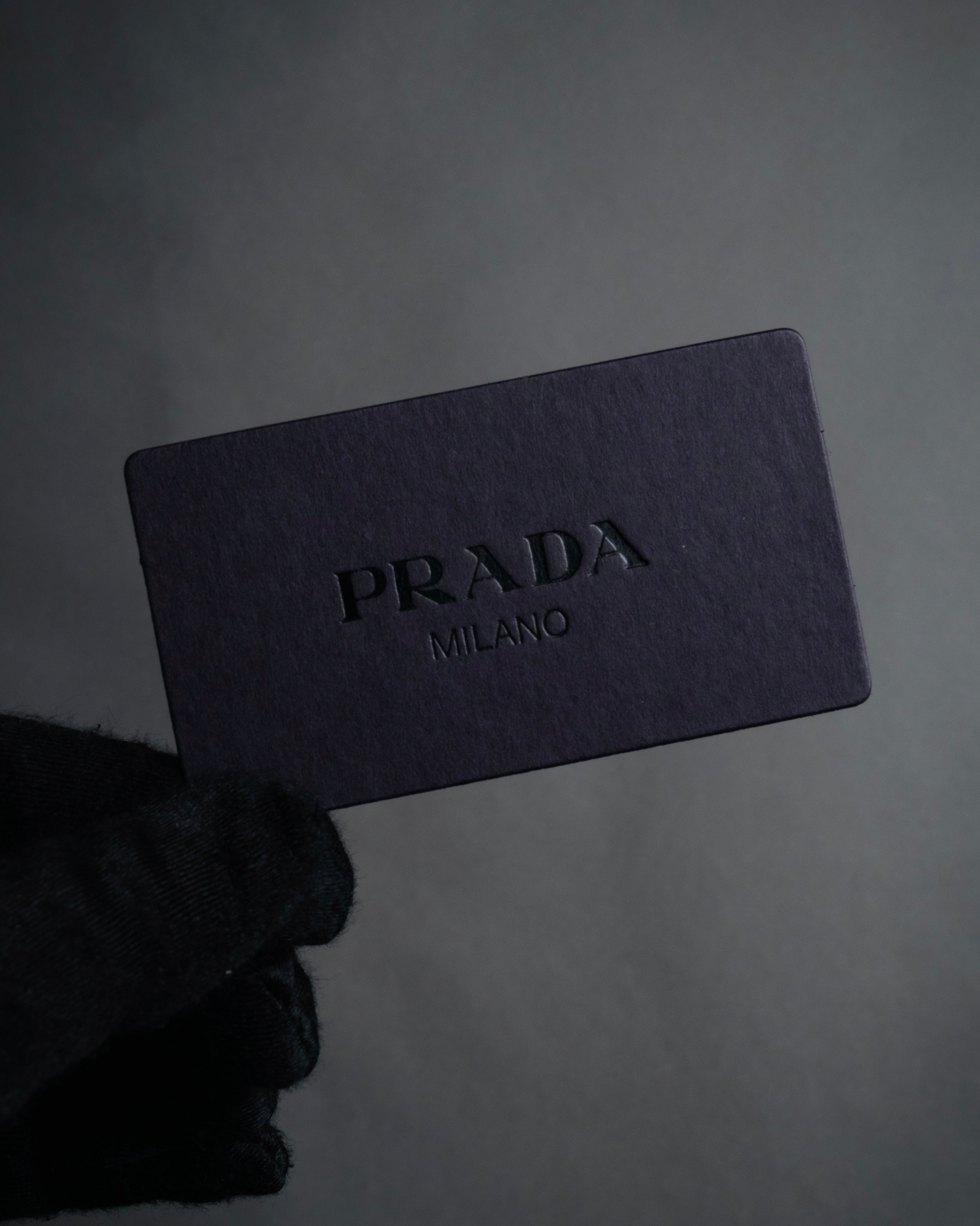 “PRADA” 1998-2003 Felt and gomma duffle bag