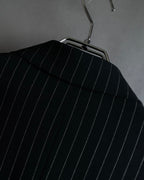 "Max Mara" Pinstripe short length tailored jacket