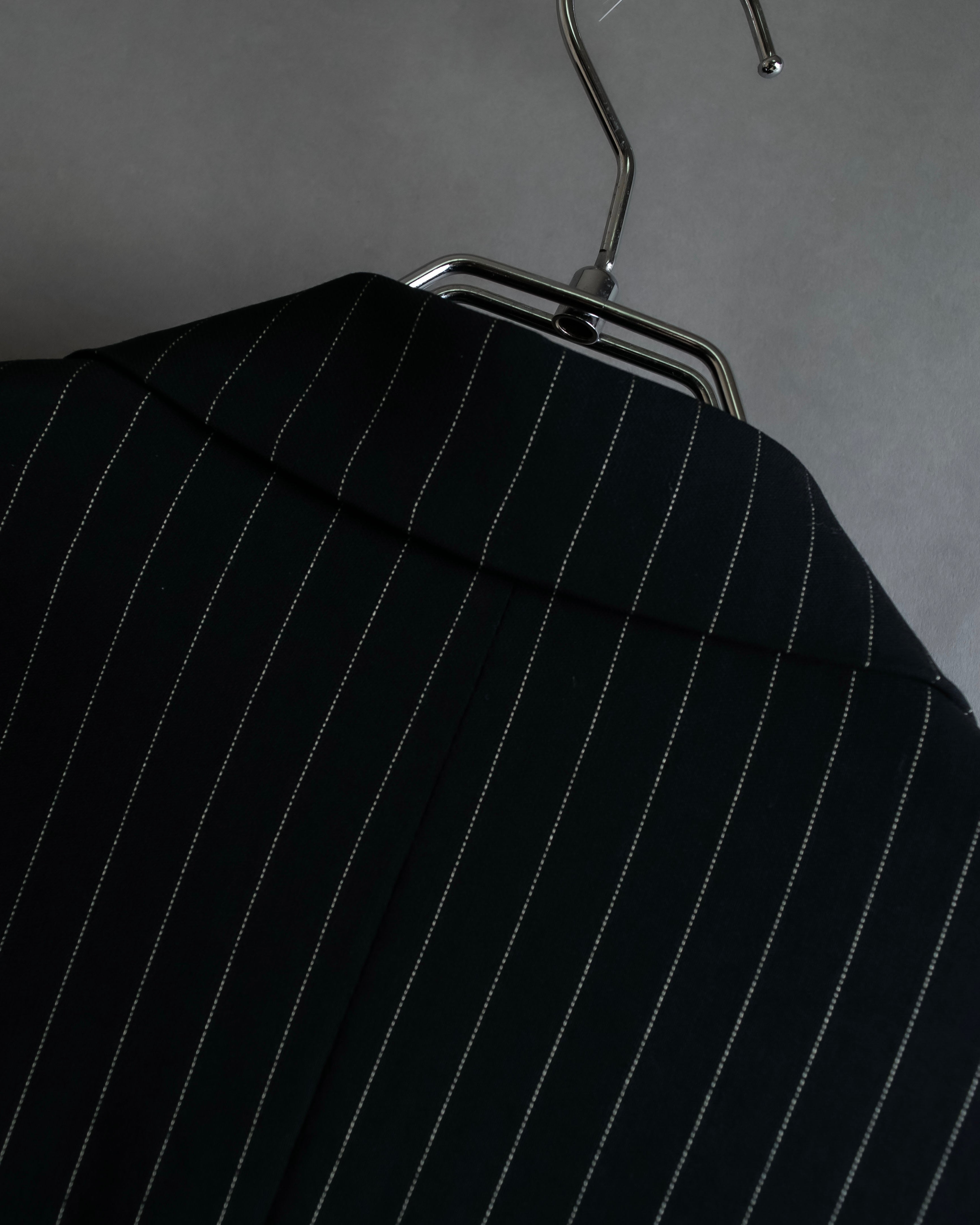 "Max Mara" Pinstripe short length tailored jacket