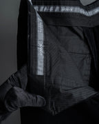 "ARMANI COLLEZIONI" Black corduroy relaxed set up