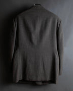 "Vintage heathered wool tailored jacket"