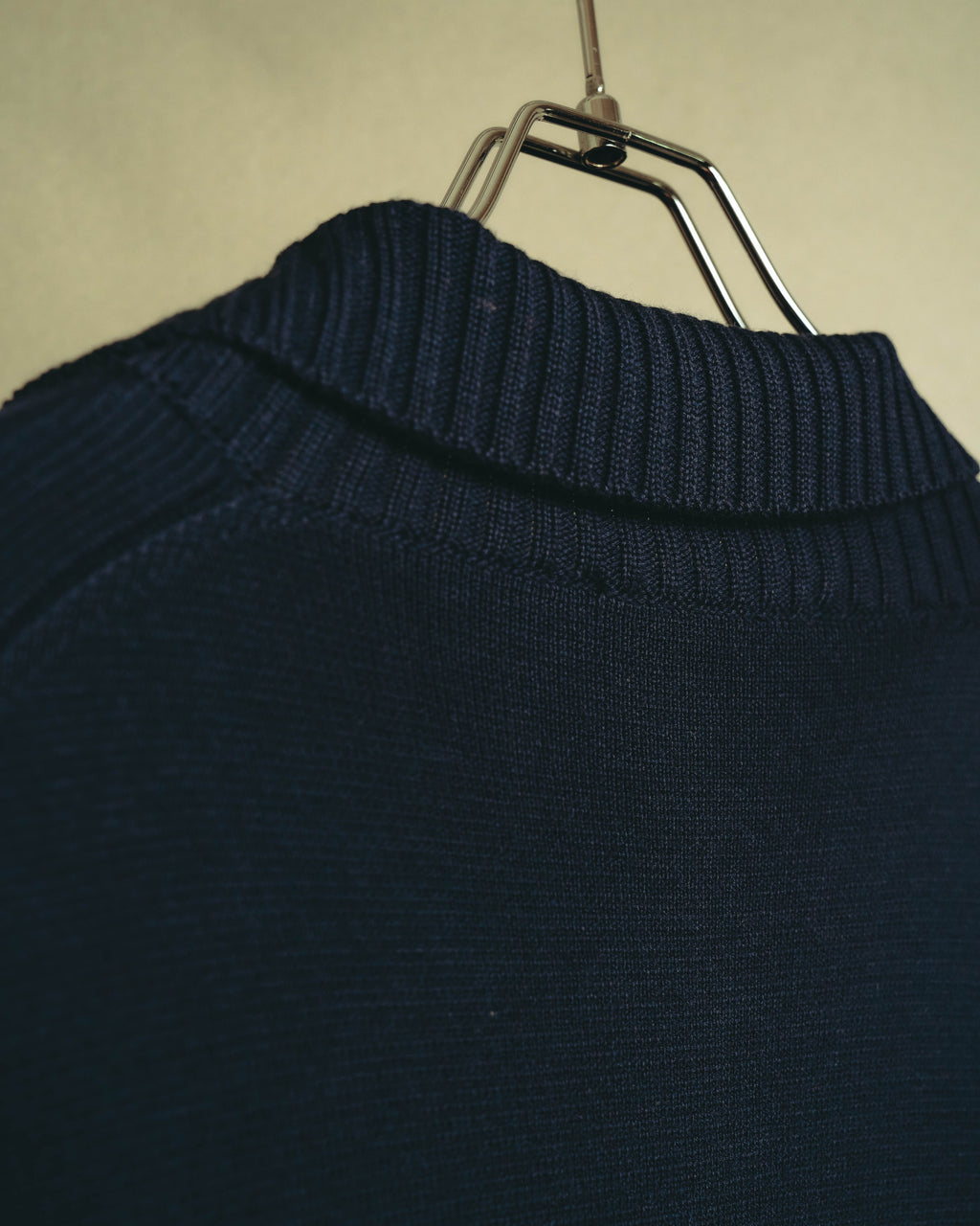“Salvatore Ferragamo” 80’s-90’s Gancini buckle virgin wool knit jacket