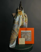 "HERMÈS" 00's Au pays de cocagne silk scarf
