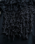 "BOTTEGA VENETA" Organza & fringe design sleeveless dress