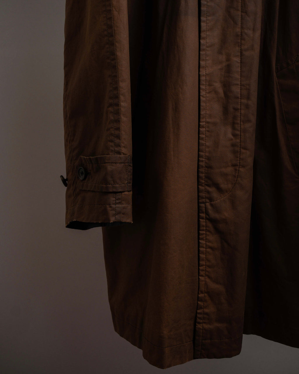 "COMME des GARCONS HOMME"
03AW corduroy collar design stand collar long coat