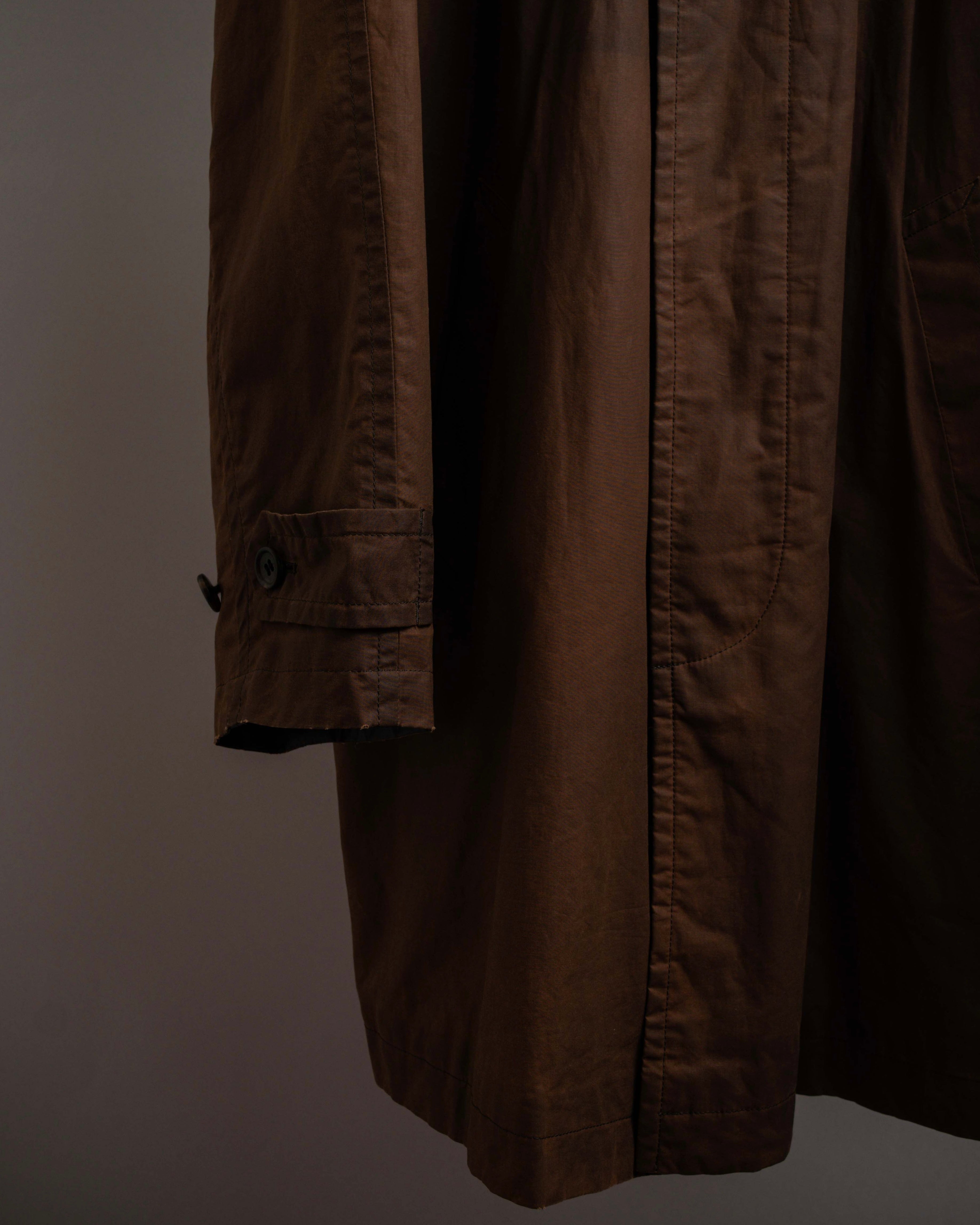 "COMME des GARCONS HOMME"
03AW corduroy collar design stand collar long coat