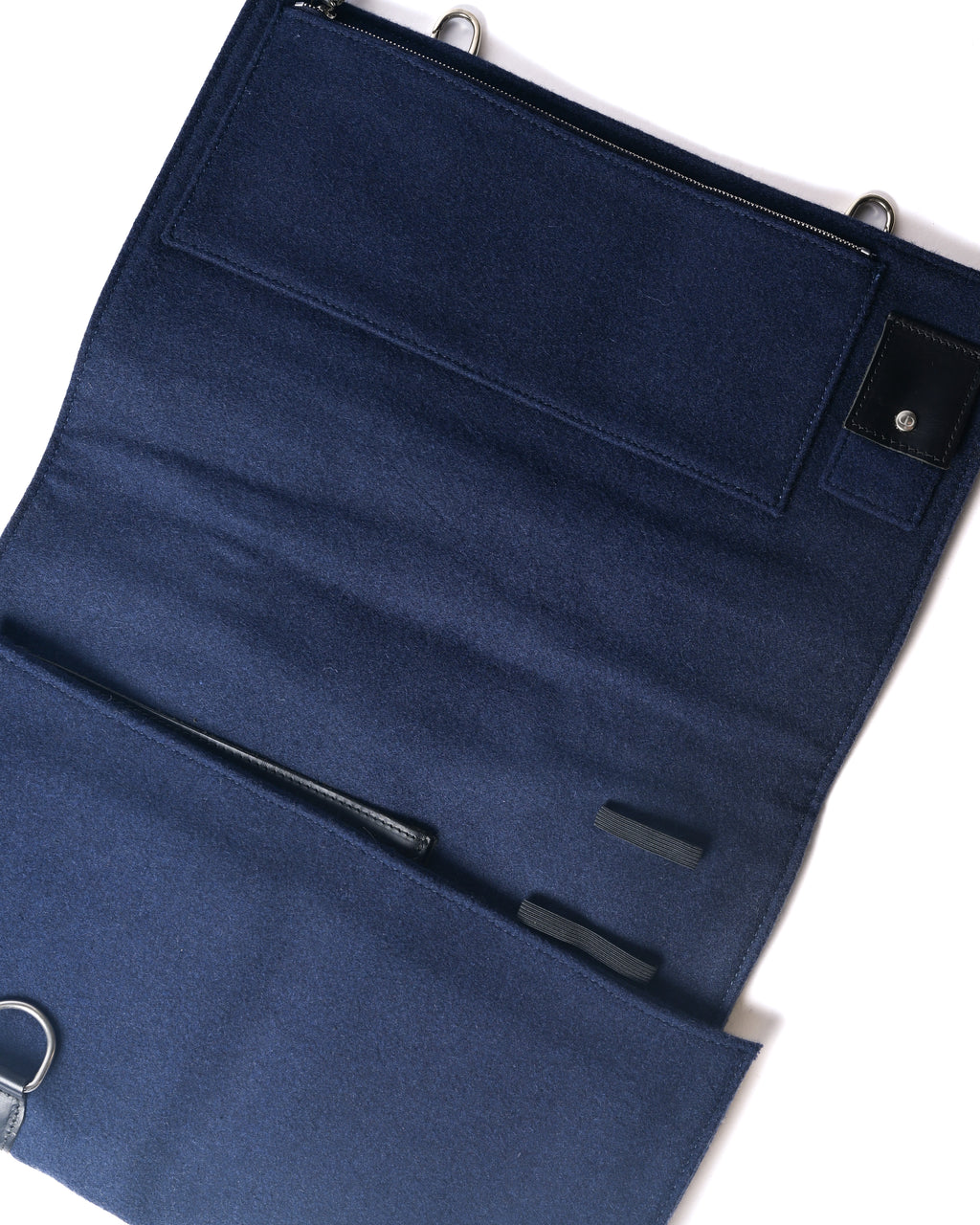 Christian Dior/ Felt Travel Organizer Clutch Bag Navy