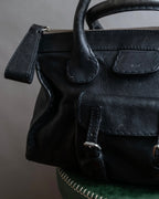 "Chloe" Out pocket detail leather Edith bag