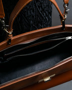 “BALENCIAGA” Le Dix 2 way hand bag