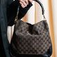 "GUCCI" Bamboo design GG canvas pattern bag